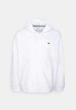 Lacoste Plus - Sweat Zippé - Blanc