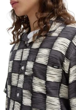 Vans Moore Ss - Chemise - Asphalt Antique White -URBAN CLASSICS Soldes Boutique 26397f2711224995a4999add9f464d34