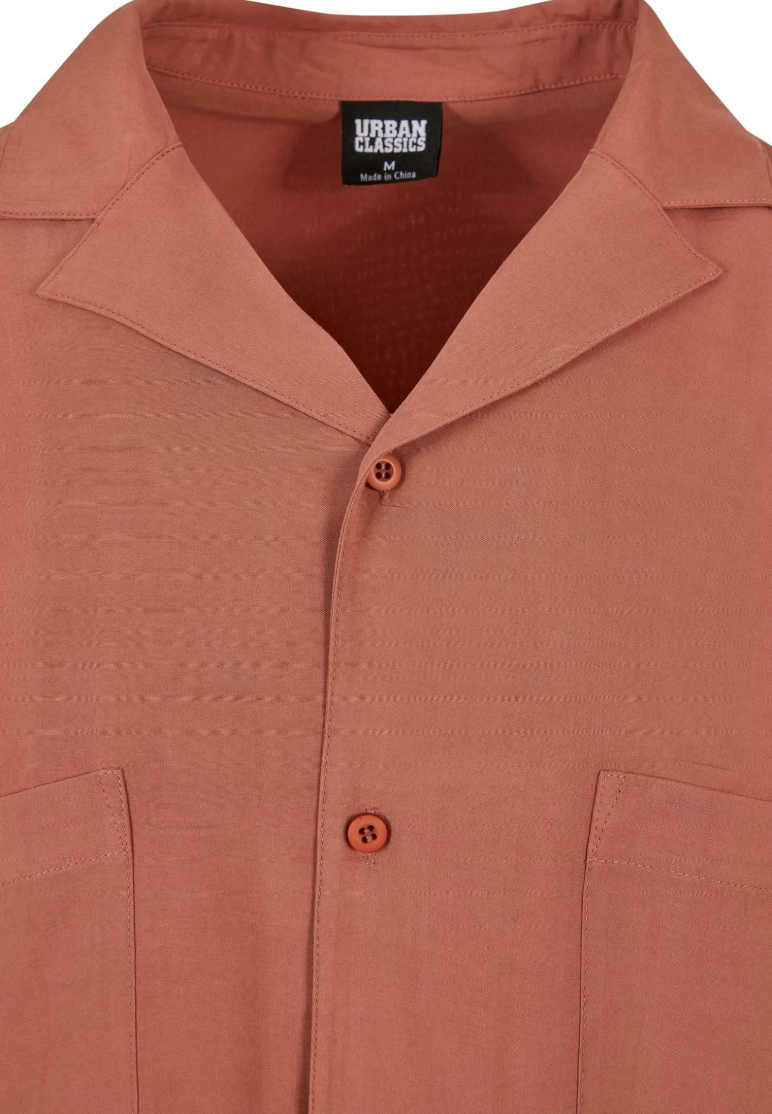 URBAN CLASSICS Resort - Chemise - Terracotta 3 URBAN CLASSICS Resort - Chemise - Terracotta – Image 3