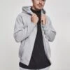URBAN CLASSICS Sweat Zippé - Lightasphalt