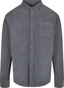 URBAN CLASSICS Corduroy Shirt - Chemise - Olive -URBAN CLASSICS Soldes Boutique 7481247c3c8645a9900011792be6aefb