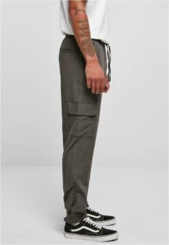URBAN CLASSICS Comfort Military - Pantalon Cargo - Charcoal -URBAN CLASSICS Soldes Boutique a92ce796ec894d13b821c5af9b04beb3