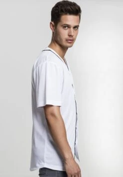 URBAN CLASSICS Baseball - Chemise - White -URBAN CLASSICS Soldes Boutique b9ed6898269a444c96caf32e3ac043bc