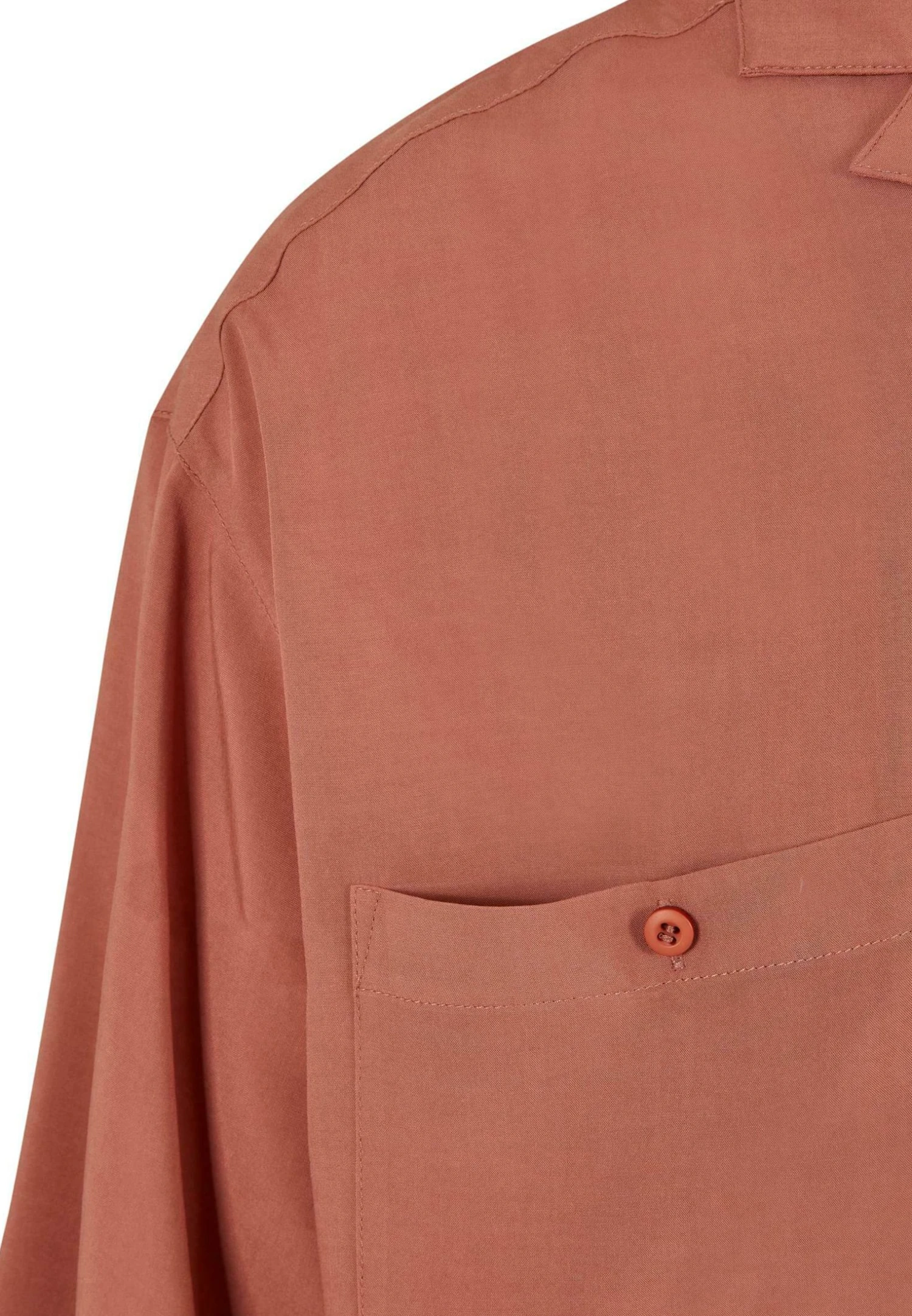 URBAN CLASSICS Resort - Chemise - Terracotta 4 URBAN CLASSICS Resort - Chemise - Terracotta – Image 4