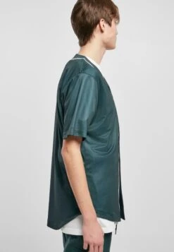 URBAN CLASSICS Baseball - Chemise - Bottlegreen White -URBAN CLASSICS Soldes Boutique d3f626002a424aa8a38da50d582ddf5a