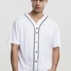 URBAN CLASSICS Baseball - Chemise - White