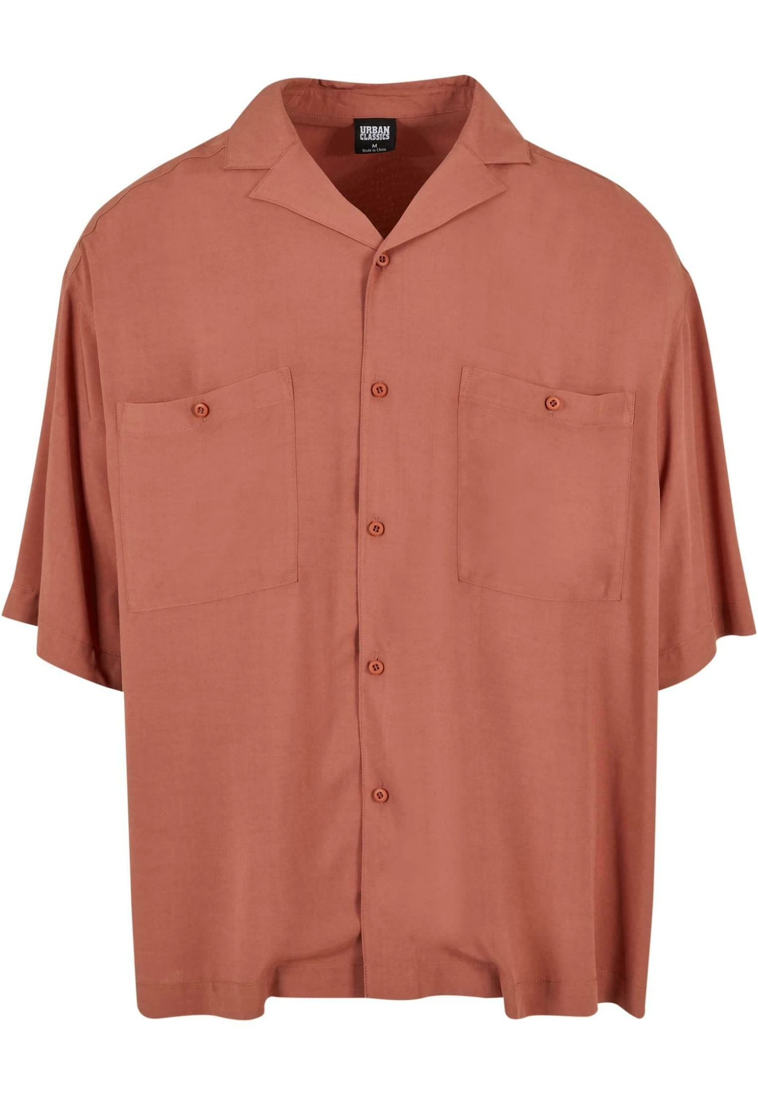 URBAN CLASSICS Resort - Chemise - Terracotta 1 URBAN CLASSICS Resort - Chemise - Terracotta