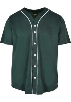 URBAN CLASSICS Baseball - Chemise - Bottlegreen White -URBAN CLASSICS Soldes Boutique ef73d70b7c29416f95ef0cbd360075be